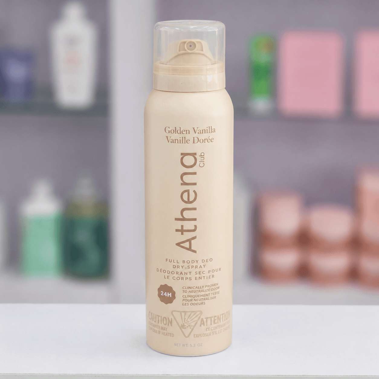 Athena Club Golden vanilla full body deodorant spray