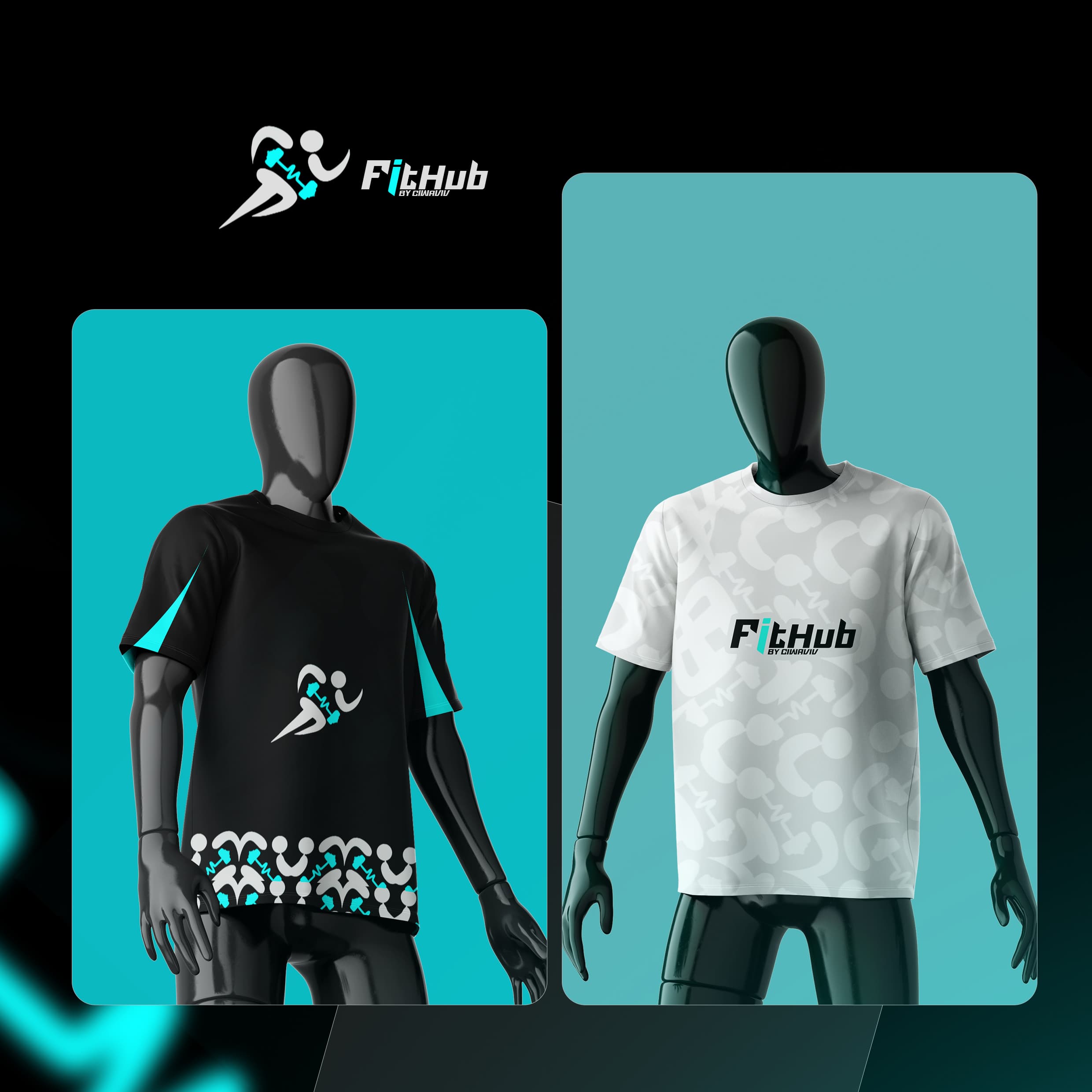 Man wearing Fithub sportswear